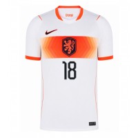 Fotbalové Dres Nizozemsko Donyell Malen #18 Venkovní MS 2026 Krátký Rukáv